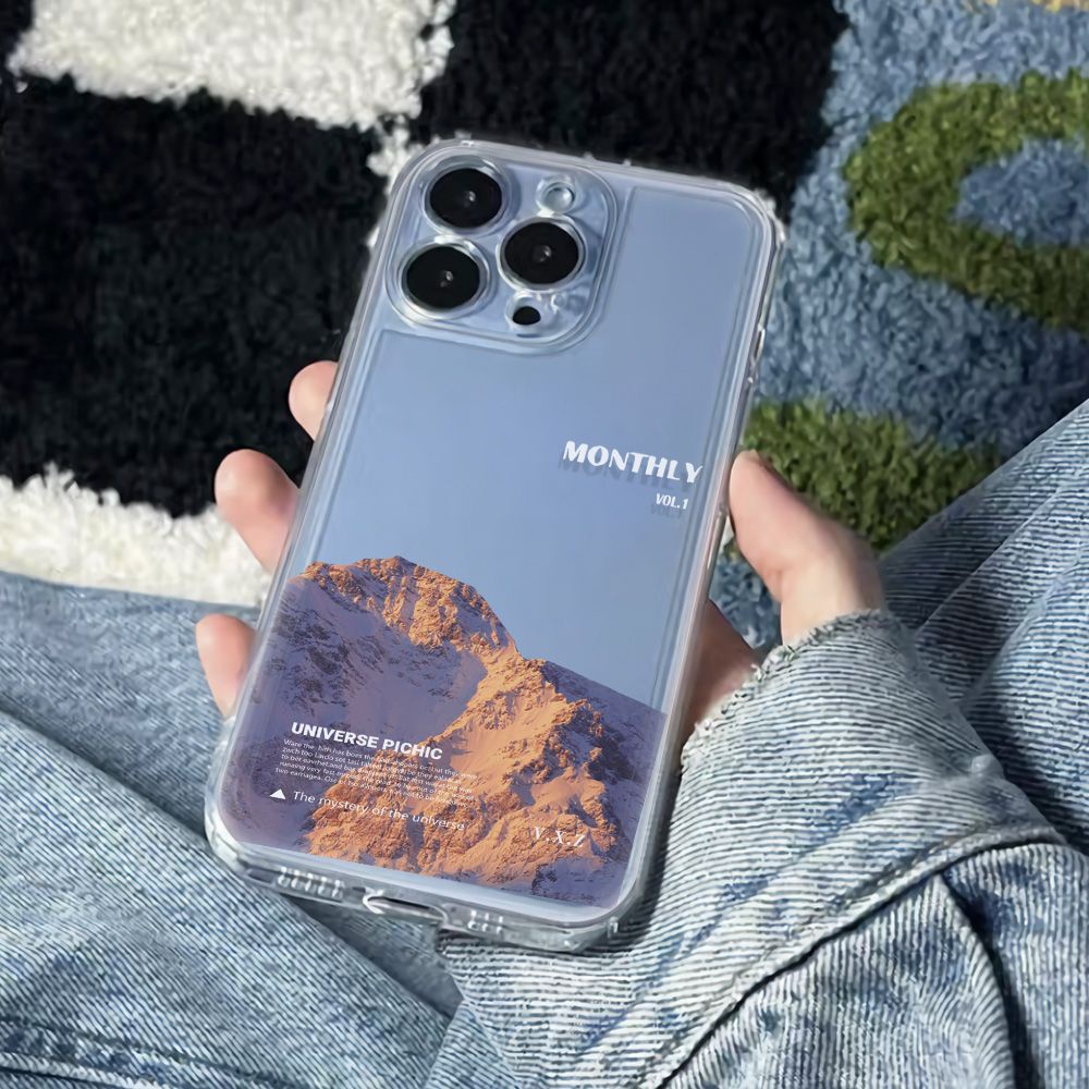 ✅Ốp Điện Thoại Mềm Chống Sốc Kiểu Dáng Đơn Giản 6ins plus78 iPhone12 max Sunshine 11 13 Apple 14pro 4DLU