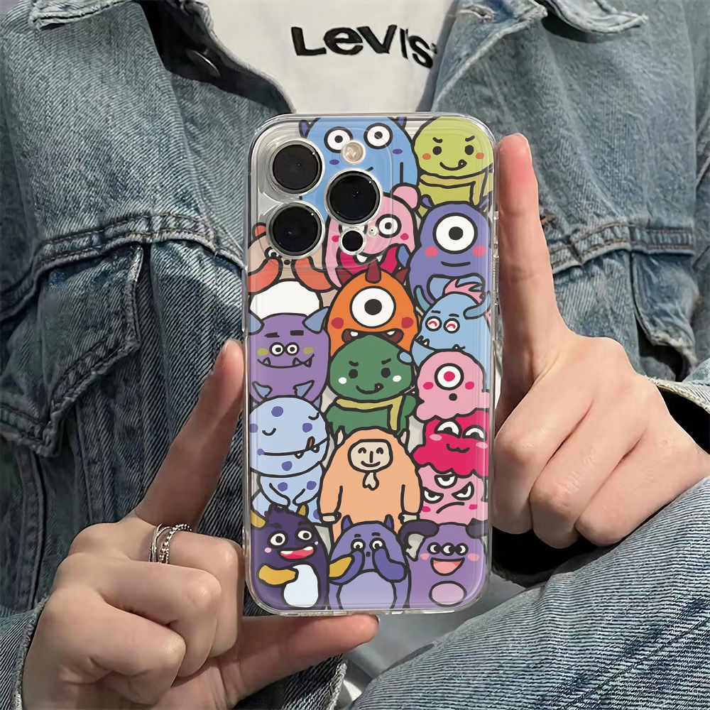 ✅Ốp Điện Thoại Mềm Chống Sốc Hình Động Vật Cho iPhone1214pro CR3K 7813Plus11Max6In 6In