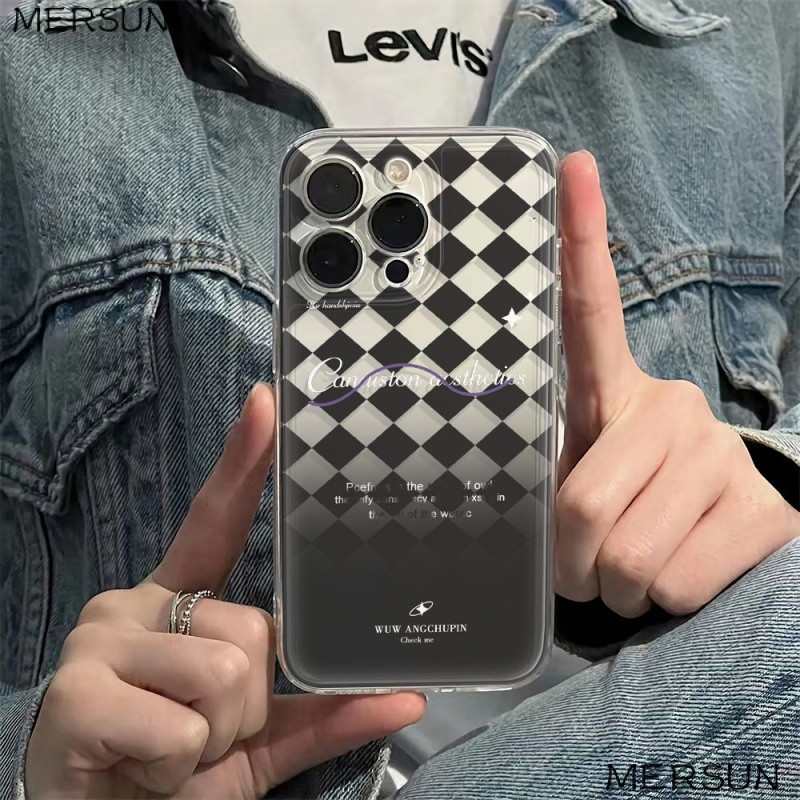 ✅Ốp Điện Thoại Mềm Họa Tiết Kim Cương Màu Gradient 6ins 78iPhone12 11 14Promax 13max 40VO