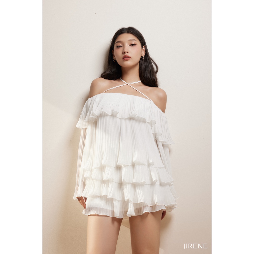 25.10 - 29.10 || VOUCHER ĐẾN 200K || JIRENE Set CORAL có kèm quần nhẹ nhàng thanh lịch trễ vai trendy Y2K