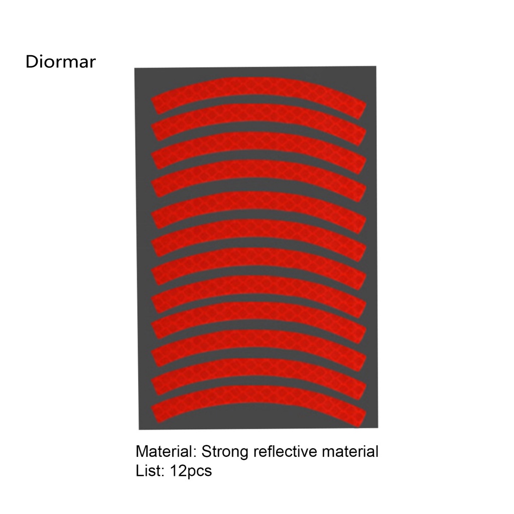1 Tờ Đề Can Phản Quang Cảnh Báo An Toàn Chống Nước Dán Xe Đạp