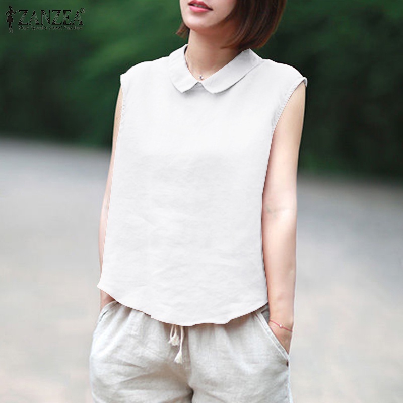 Zanzea Áo Nữ Không Tay Hở Lưng Thời Trang Quyến Rũ