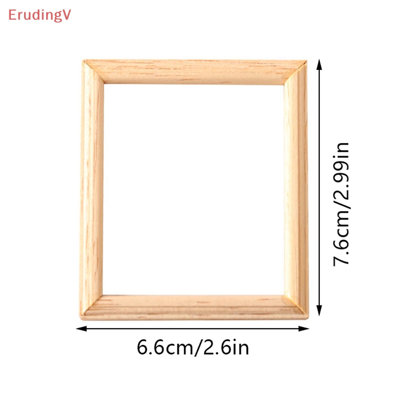[ErudingV] 1 Khung Ảnh Hình Chữ Nhật Trang Trí Nhà Búp Bê [Mới]