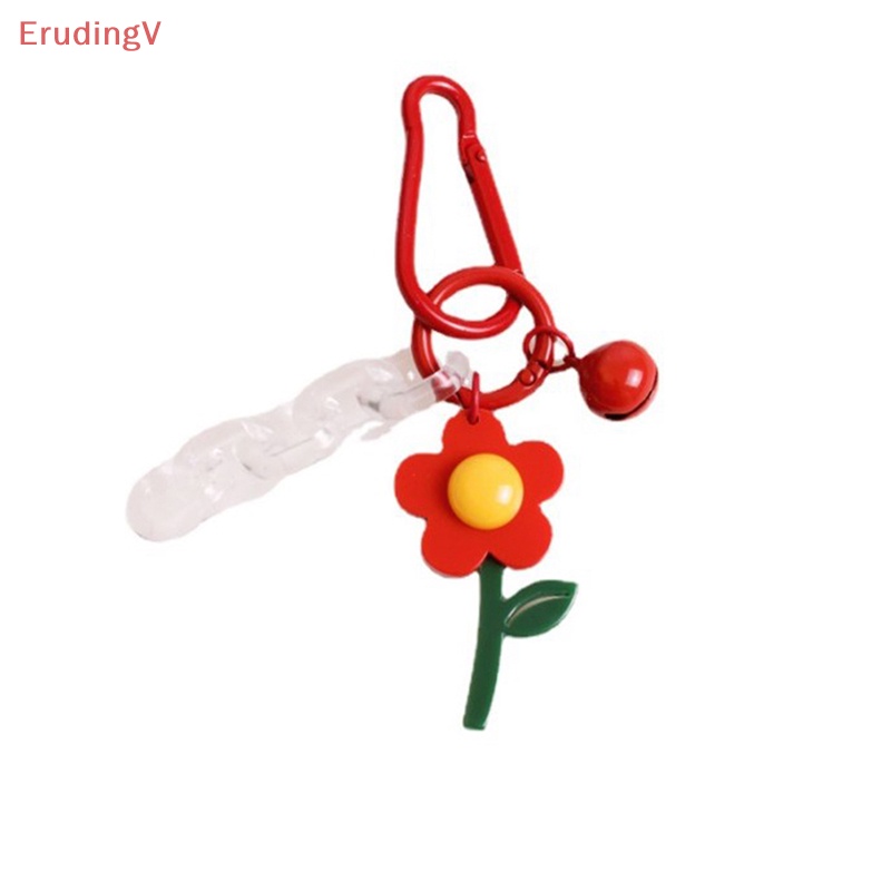 [ErudingV] Móc Chìa Khóa / Túi Xách Hình Hoa Hướng Dương Ngọt Ngào Dễ Thương Cho Nữ