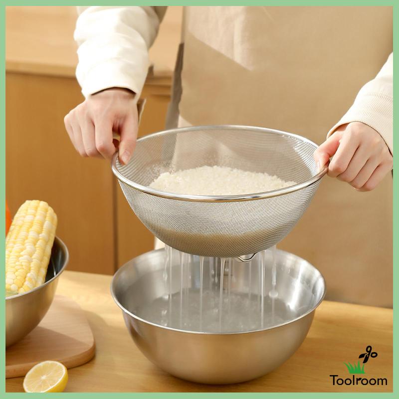 Set 2 Tô Đựng Trái Cây Bằng Thép Không Gỉ 304 Cao Cấp