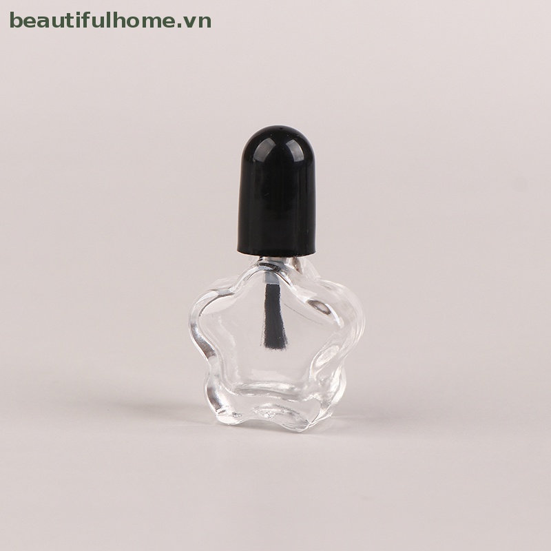 Lọ Thủy Tinh Rỗng Trong Suốt Đựng Gel Sơn Móng Tay Có Thể Đổ Đầy