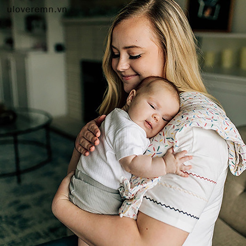 Chăn Quấn Bé Sơ Sinh Bằng Cotton Phong Cách Muslin