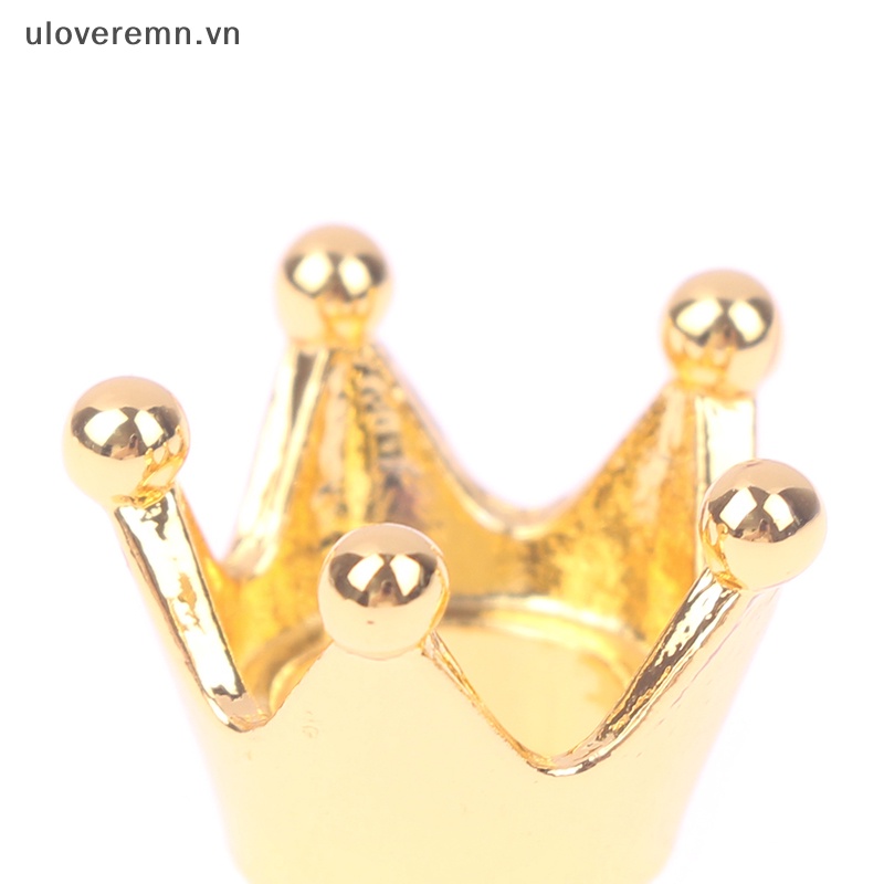 Set 5 Vương Miện Kim Loại Mini Trang Trí Nhà Búp Bê