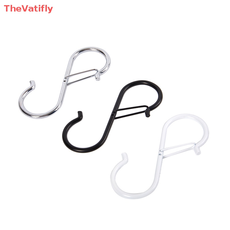 Bộ 2 Móc Treo Đồ Hình Chữ S Bằng Kim Loại Tiện Dụng Cho Nhà Bếp / Phòng Tắm