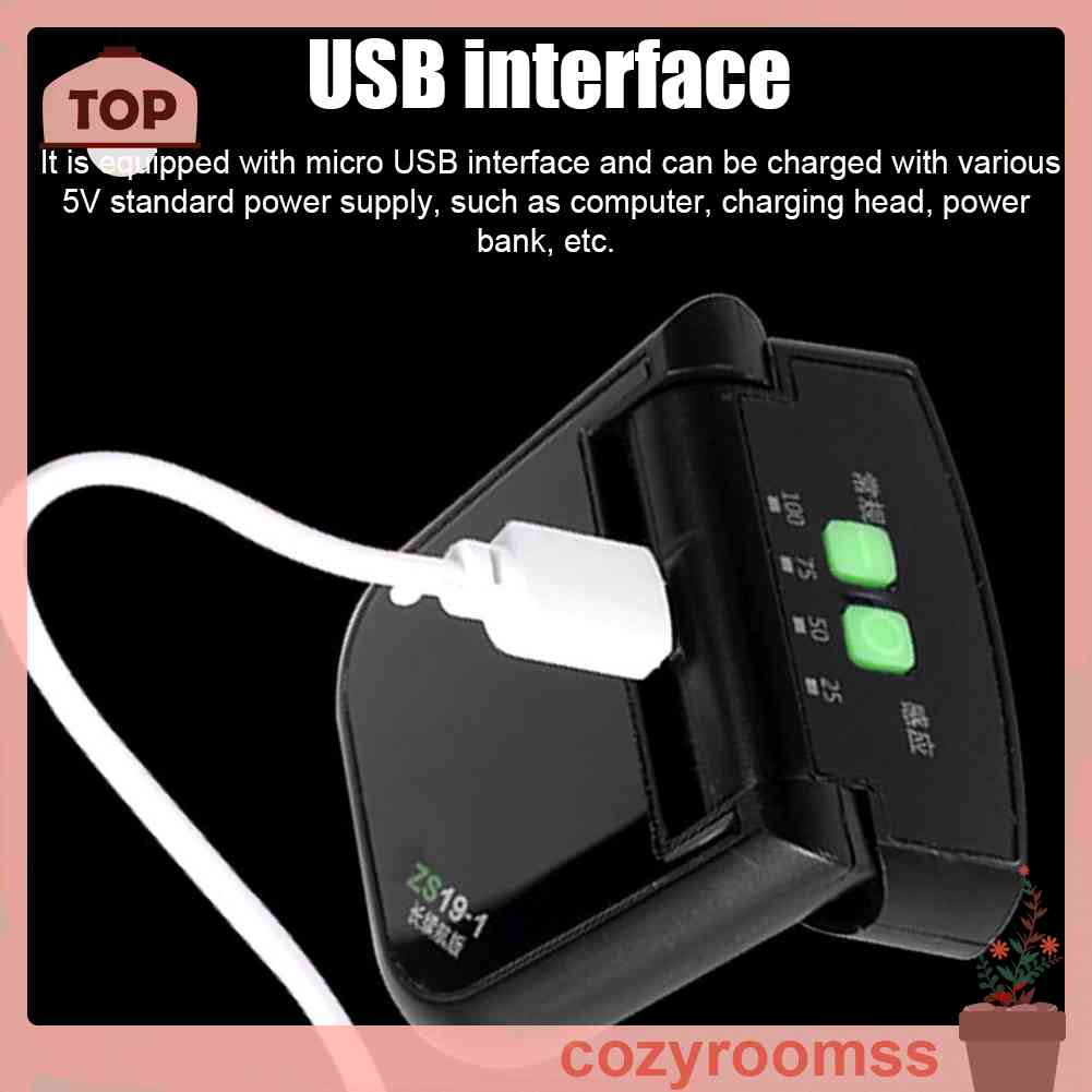 Đèn LED Đeo Đầu Cảm Biến Có Kẹp Tiện Lợi 100LM