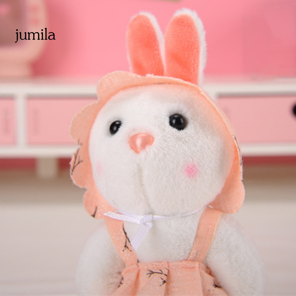 Móc Khóa Thỏ Nhồi Bông 12cm Đáng Yêu