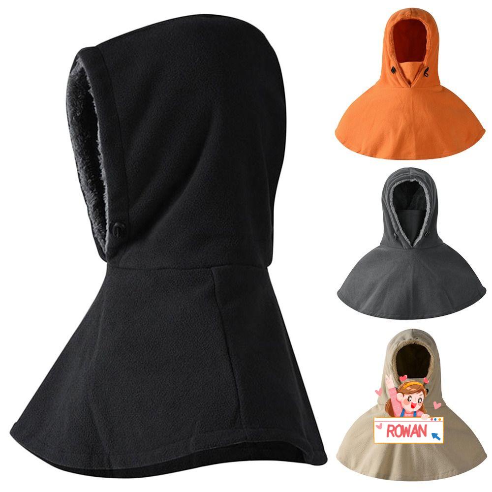 Mũ Len Trùm Đầu Bảo Vệ Cổ Phối Lông