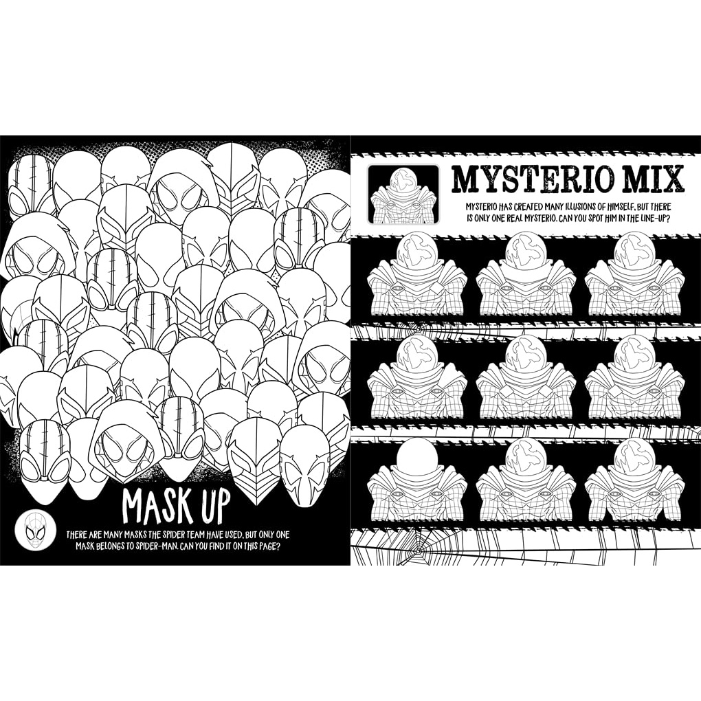 Marvel Spider-Man: Search & Find Colouring