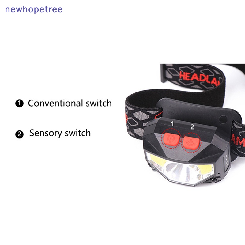 Đèn Pin LED COB 8 Chế Độ Có Cảm Biến Chuyển Động Tiện Dụng Chất Lượng Cao