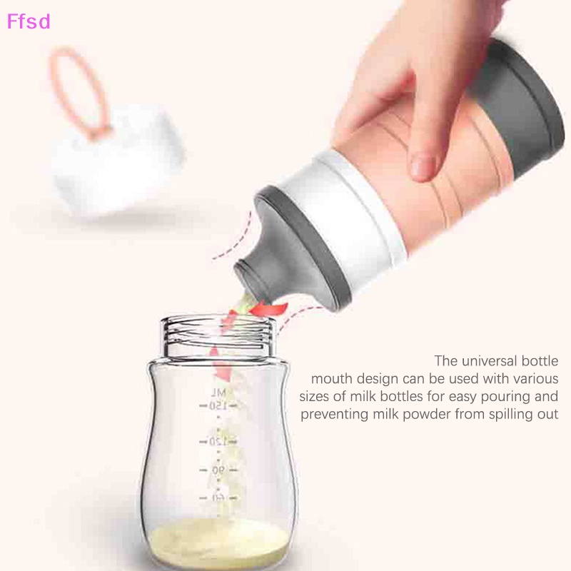 {Ffsd} Hộp Đựng Sữa Bột / Đồ Ăn Vặt 4 Tầng Sức Chứa Lớn Nhỏ Gọn Dành Cho Mẹ Và Bé * Hàng Bán Chạy