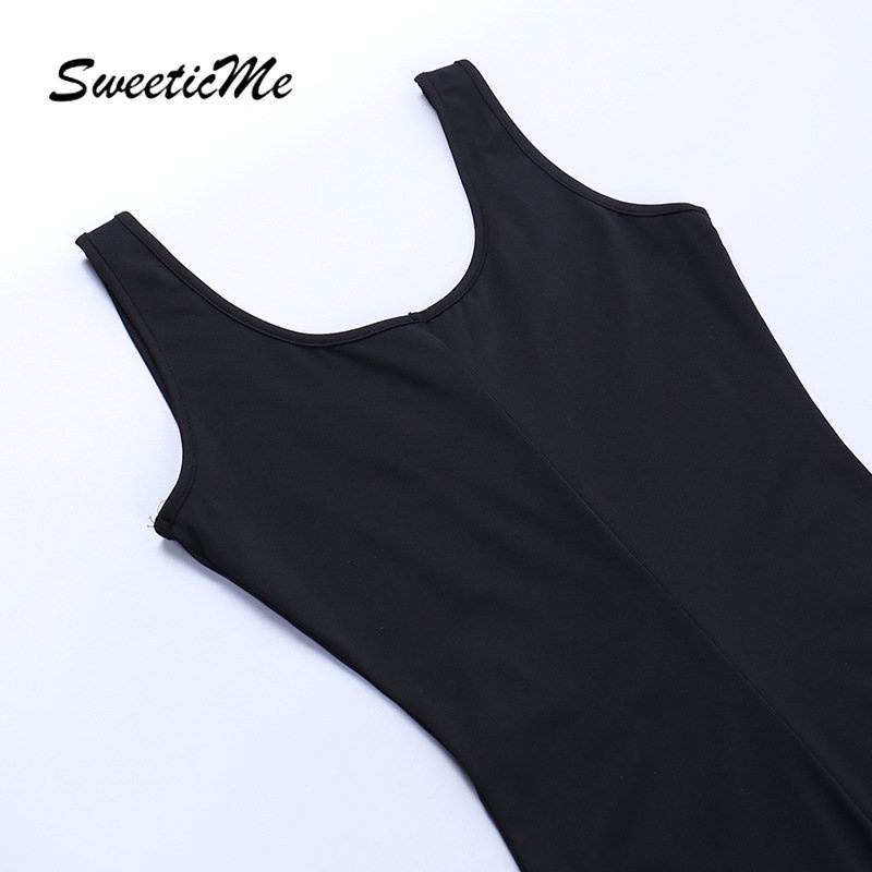 Áo liền quần Sát Nách Màu Trơn Dáng Ôm Gợi Cảm Thời Trang 2023 Cho Bạn Gái