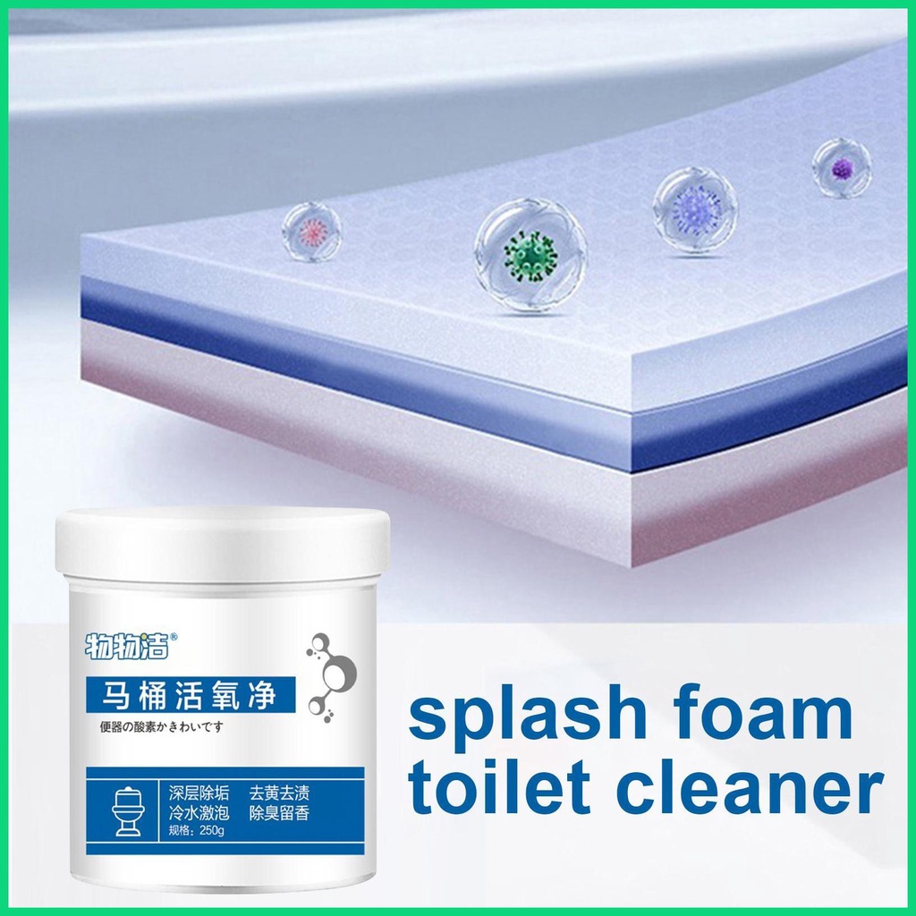 Chất Tẩy Rửa Toilet Làm Sạch Phòng Tắm Bằng Xốp Hoạt Tính Mạnh Mẽ jiwvn