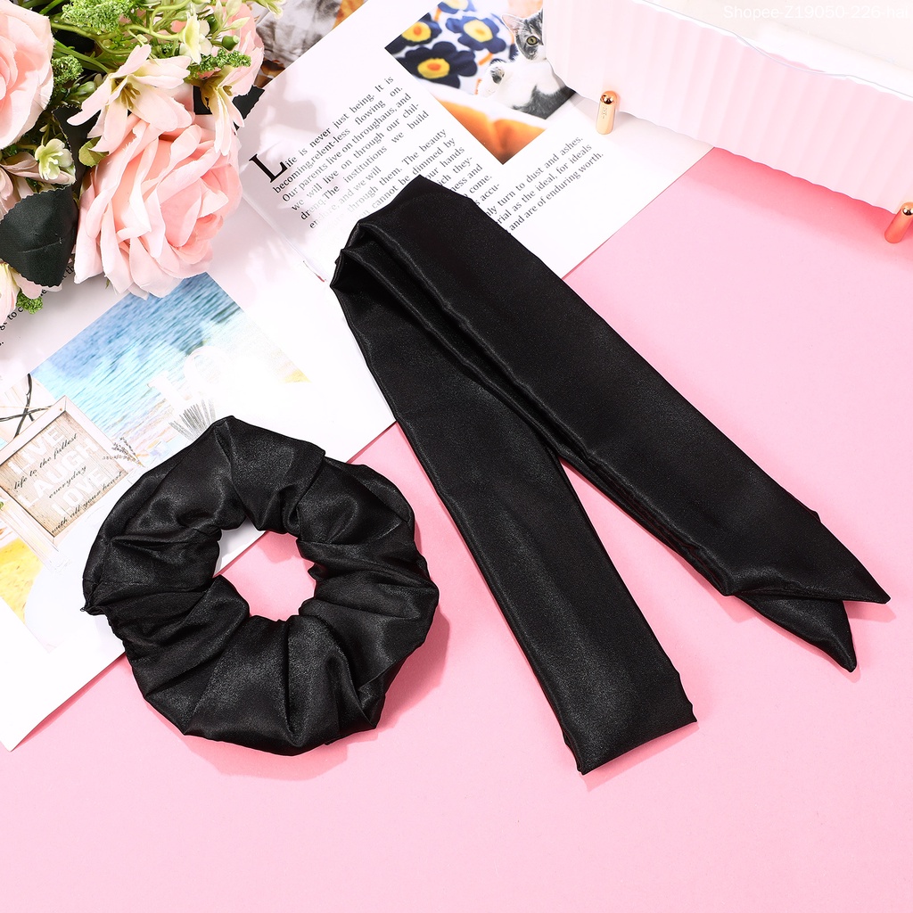 Bộ 3 Mũ Turban Vải Satin Mềm Mại Thời Trang