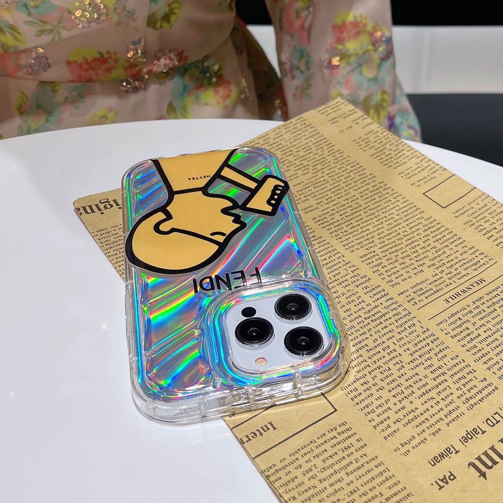 Ốp Điện Thoại TPU Mềm Trong Suốt In Họa Tiết Thời Trang Đơn Giản Có Túi Khí Chống Sốc Cho iPhone 12 13 14 Pro Max