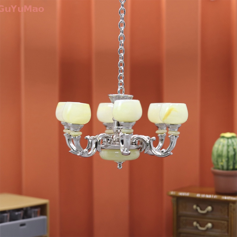 1 Mô Hình Đèn Trang Trí Nhà Búp Bê Mini Phong Cách Vintage