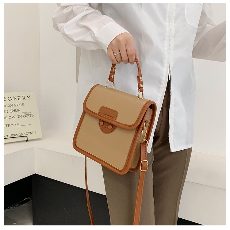 Túi Đeo Chéo Vai Hình Vuông Nhỏ Gọn Thời Trang Phong Cách Hàn Quốc