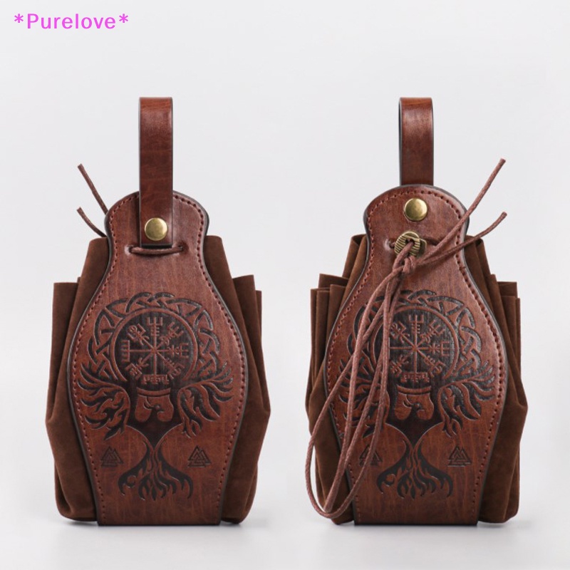 Túi Dây Rút Đựng Tiền Xu Hóa Trang Phong Cách Steampunk Viking Dành Cho Nam Và Nữ Mới