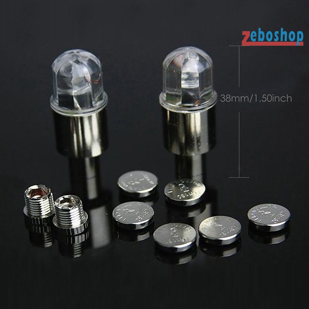 Nắp Van Bánh Xe Đạp Có Đèn LED Cảm Biến Rung Bằng Hợp Kim Chất Lượng Cao