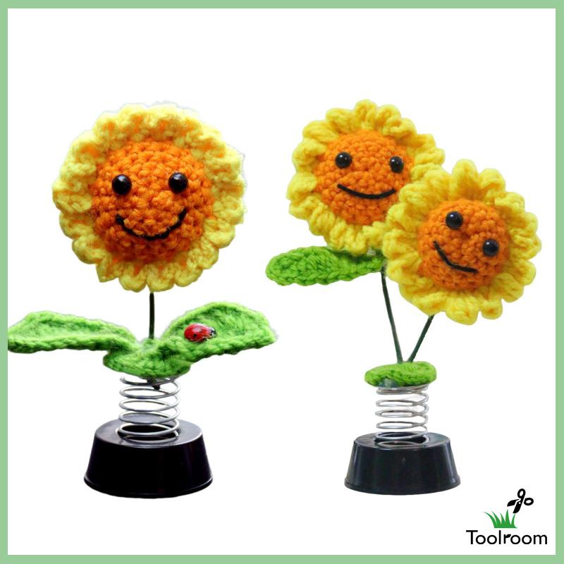 Phụ Kiện Hoa Lắc Dệt Kim Trang Trí Xe Hơi / Quán Cà Phê