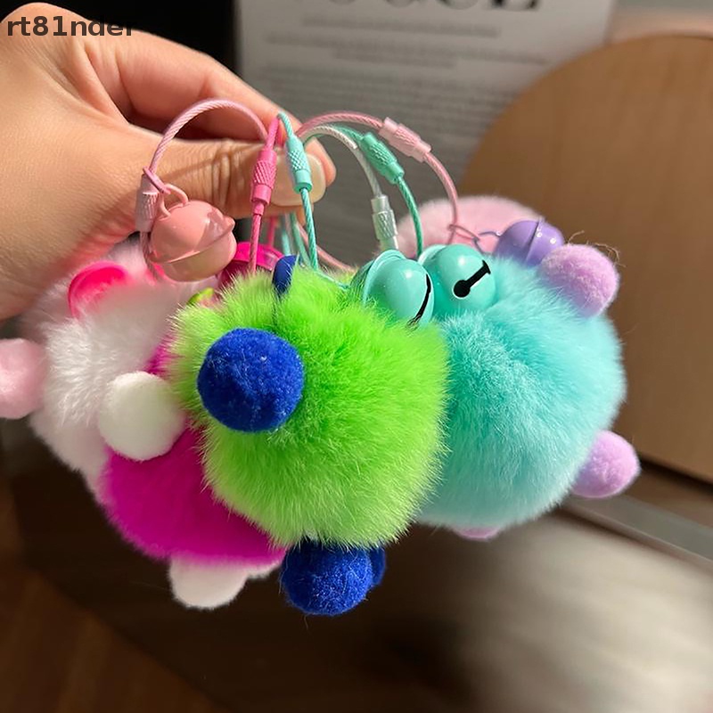 Rt Móc Khóa Banh Lông Thỏ Thật Dễ Thương Sáng Tạo Thời Trang Dành Cho Nữ