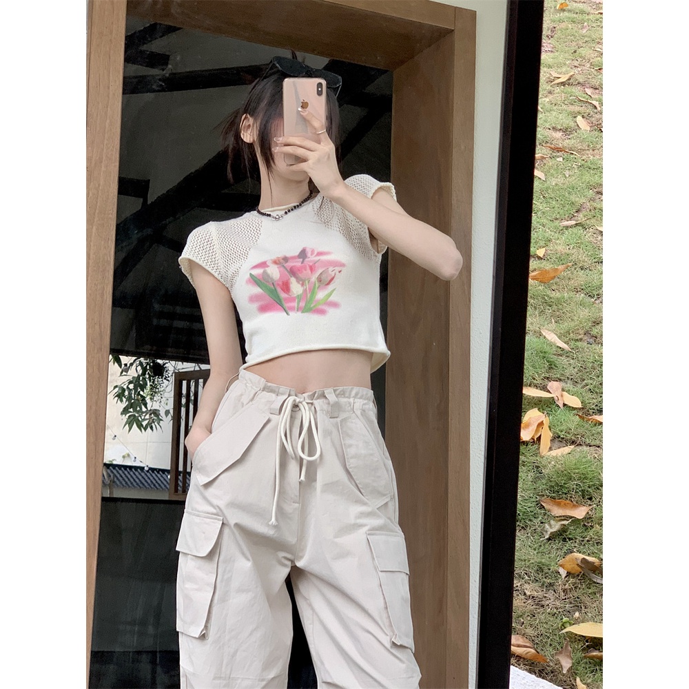 Áo Thun Tay Ngắn Dáng Ôm Hở Vai Thời Trang Quyến Rũ Cho Nữ