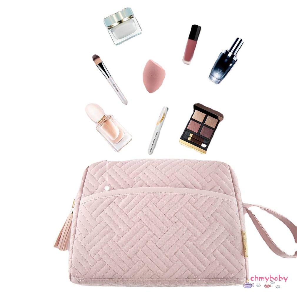 [InStock] Túi đựng mỹ phẩm đồ trang nhã xách tay nữ du lịch Mỹ điểm không thấm nước Cọ son môi [Z/8]