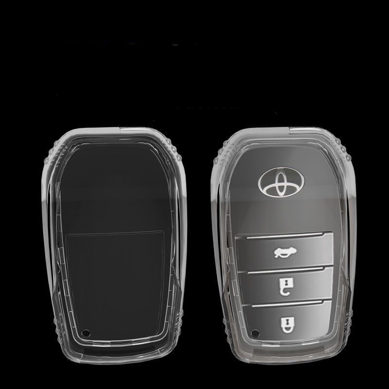 Vỏ Silicon Trong Suốt Bảo Vệ Chìa Khóa Xe Hơi Toyota Hilux Revo All New Innova 2016-2019
