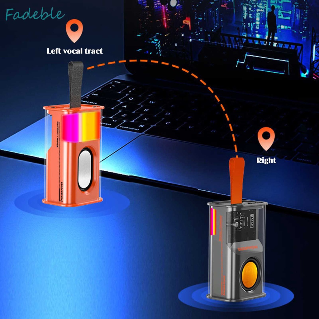 Loa Không Dây Âm Thanh Siêu Trầm Công Suất Cao 5W Trong Suốt