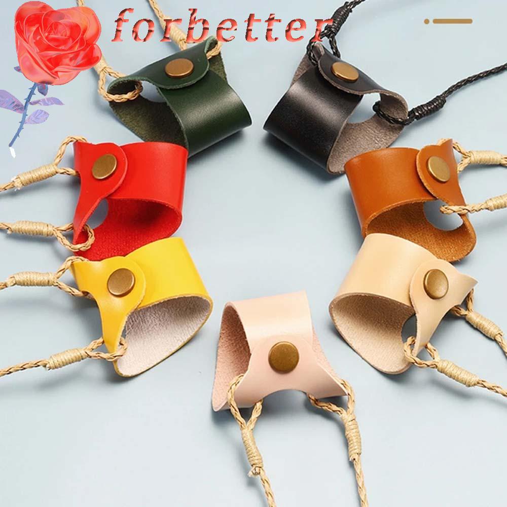 Dây Da Kẹp Túi Đeo Cổ Mini Họa Tiết Dễ Thương Cho Nam Nữ