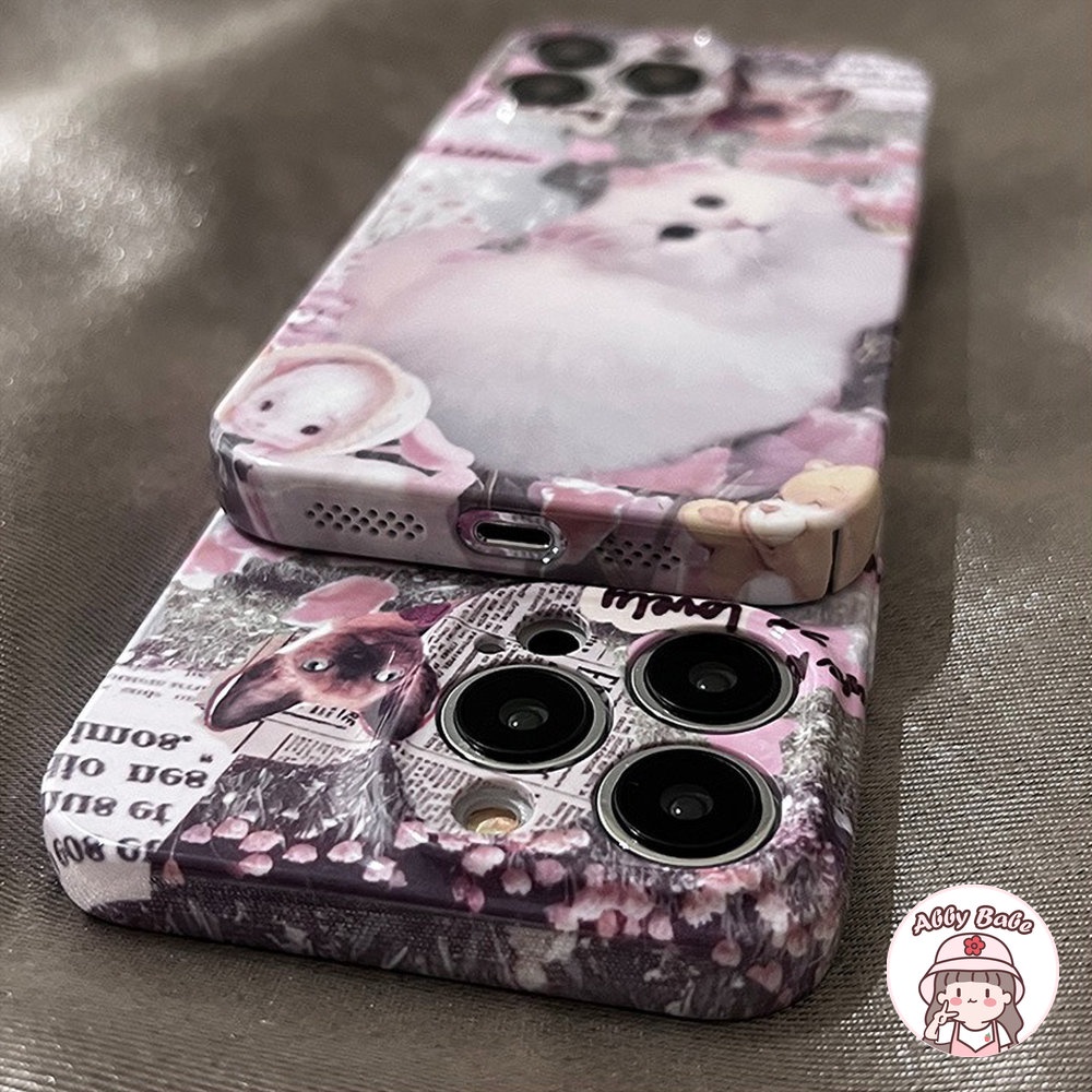 Ốp Điện Thoại TPU Cứng Chống Bụi Bẩn In Hình Mèo Ba Tư Cho IPhone 14 Pro Max 11 12 11 Pro Max XS