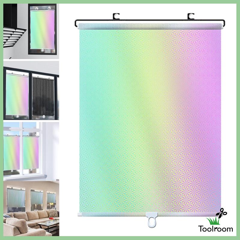 Rèm Cuộn Che Nắng Màu Đen Kích Thước 40x125cm Tiện Dụng Cho Nhà Hàng / Phòng Tắm