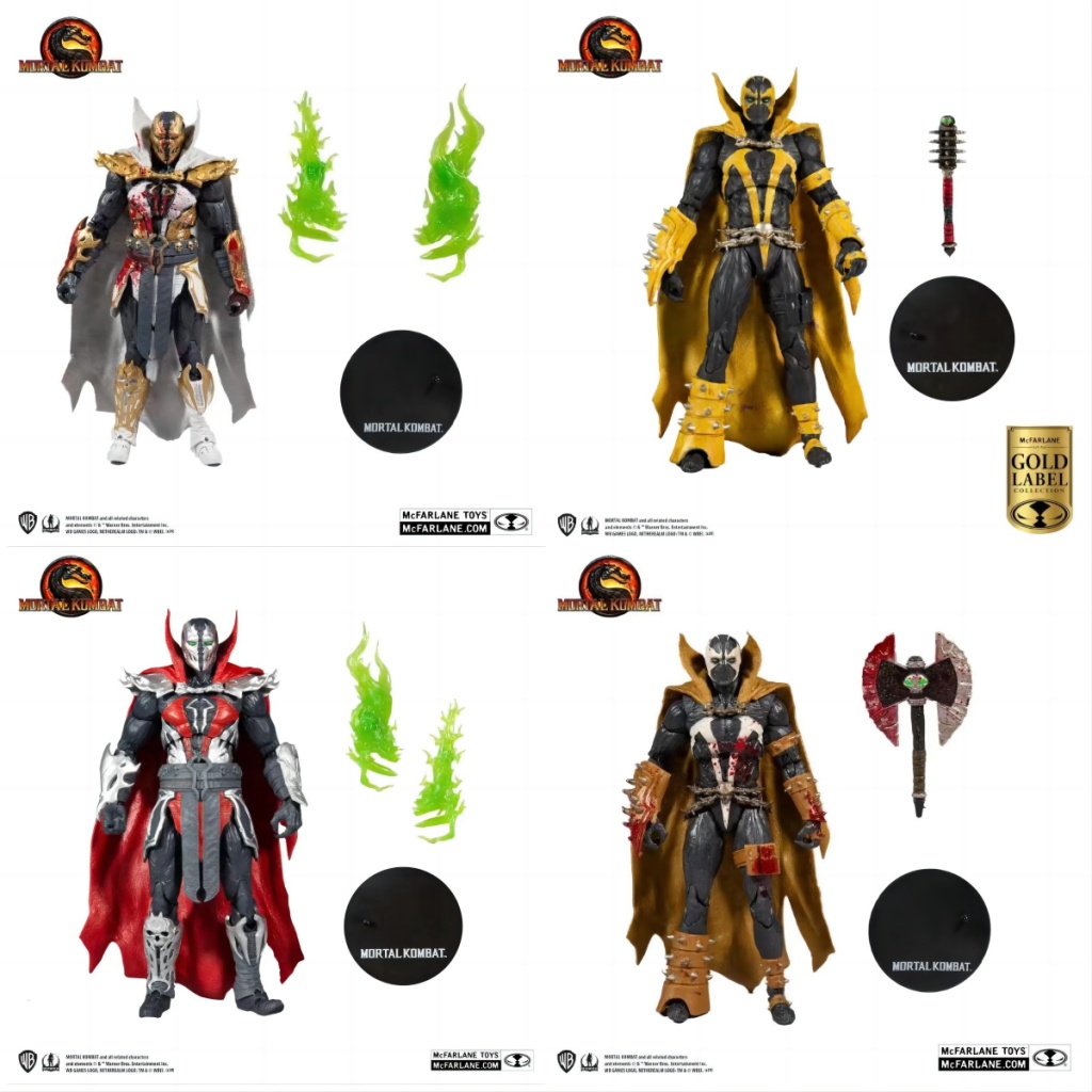 Mcfarlane Mortal Kombat Phiên Bản Sao Máu Cam Thế Hệ Mới Lạ