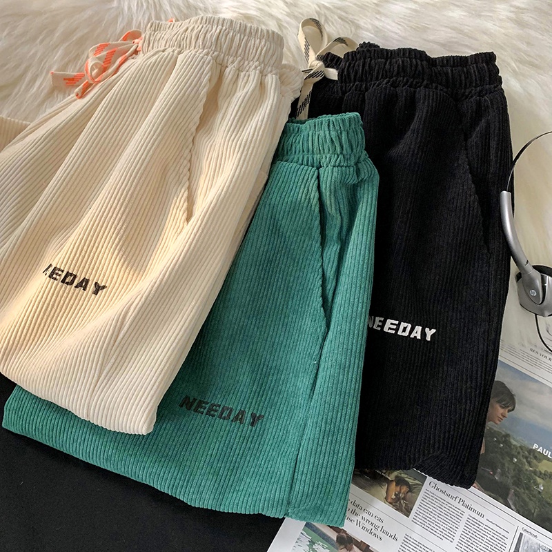 Quần Short Thể Thao Rút Dây Phong Cách Hong Kong Cổ Điển Thời Trang Mùa Hè Cho Nam