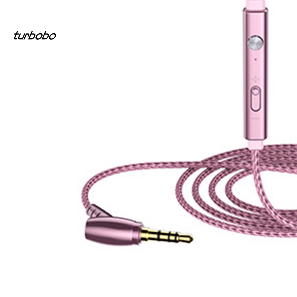 Tai Nghe Nhét Tai Jack 3.5mm Bass Trầm Có Micro Thiết Kế Điều Chỉnh Được Tiện Dụng