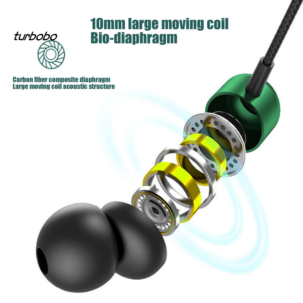 Tai Nghe Nhét Tai Jack Type-C Có Micro Thiết Kế Thể Thao Cho Điện Thoại