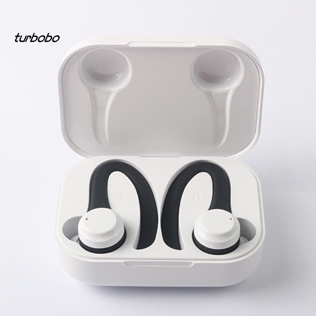 Tai Nghe Không Dây Bluetooth 5.0 D030 Móc Vành Tai Tích Hợp Hộp Sạc