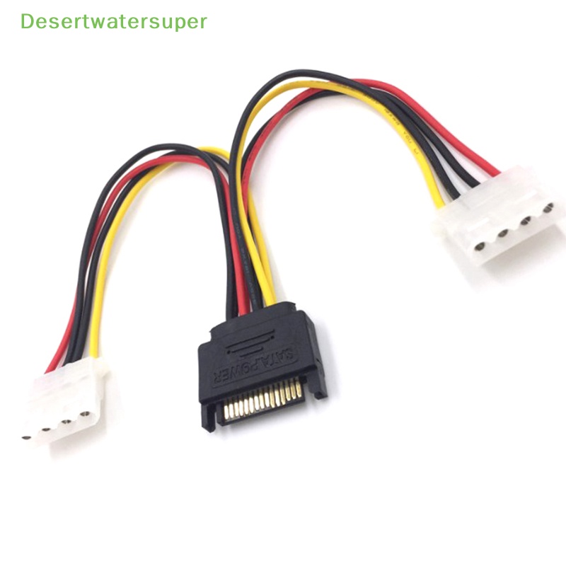 Dây Cáp Nguồn Sata 15Pin Hai Cổng Sang 4pin Sata