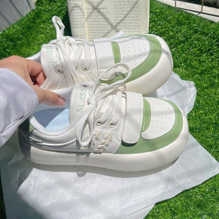 Giày Thể Thao Khóa Dán Thời Trang Năng Động Dành Cho Nữ