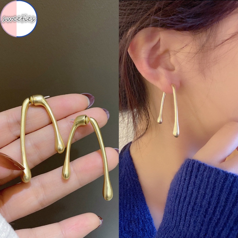 1 Cặp Bông Tai Thời Trang Punk Bạc 925 Kiểu Cách Cổ Điển