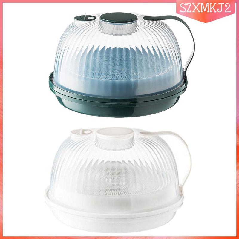 Nồi Hấp 2 Tầng Có Nắp Đậy Sử Dụng Cho Lò Vi Sóng