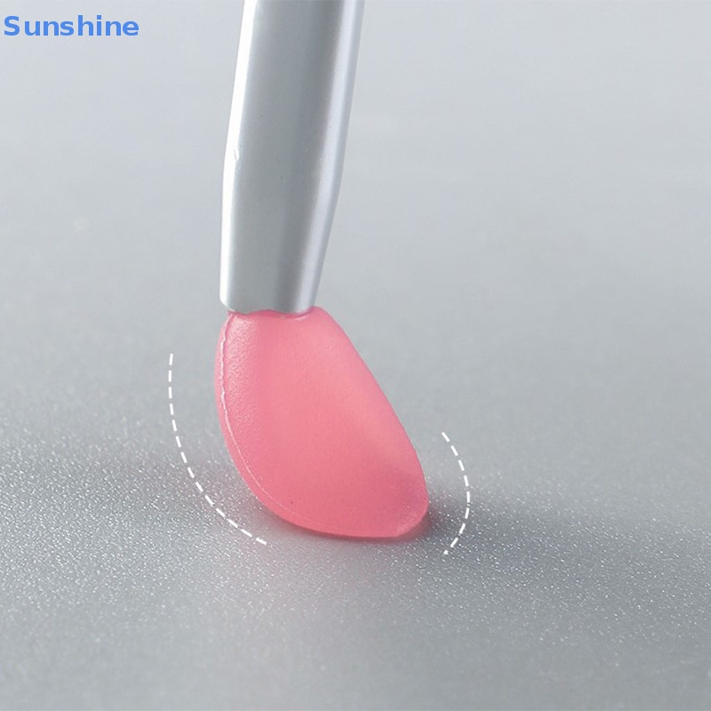 1 Cọ Đắp Mặt Nạ Môi Bằng Silicon Có Giác Hút Chống Bụi