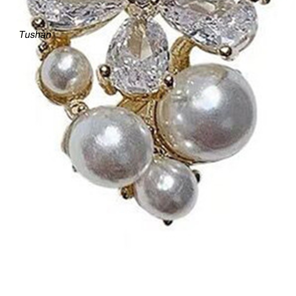 1 Đôi Bông Tai Hình Hoa Bằng Hợp Kim Cứng Chống Dao