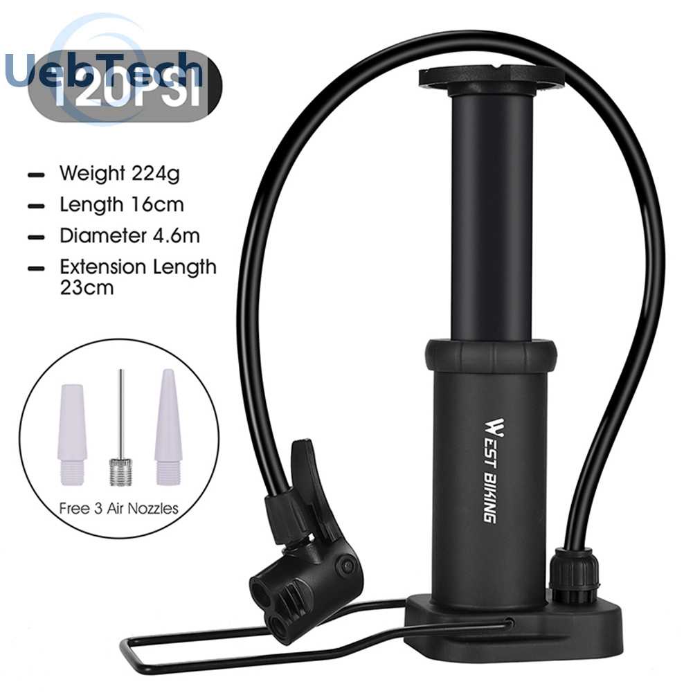 Ống Bơm Hơi Mini Di Động Tiện Dụng Cho Xe Máy / Xe Đạp