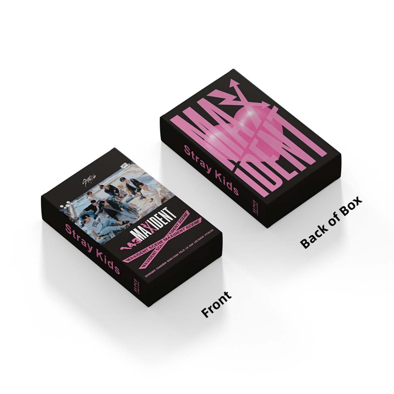 Set 55 Tấm Ảnh Lomo Hai Mặt HD Kpop Stray Kids Maxient Time out Chất Lượng Cao