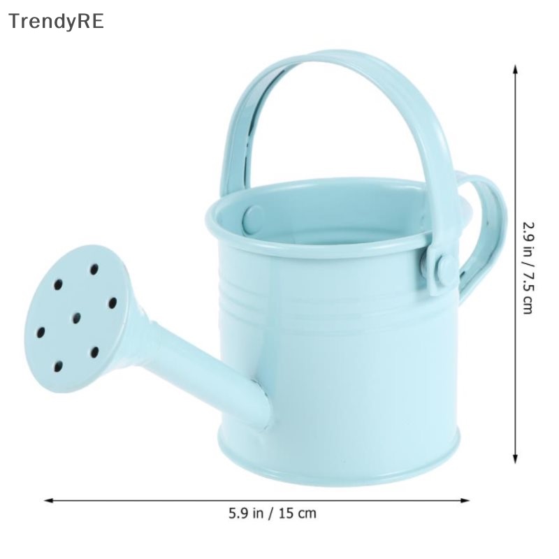 1 Bình Tưới Cây Mini Bằng Kim Loại Phong Cách Vintage